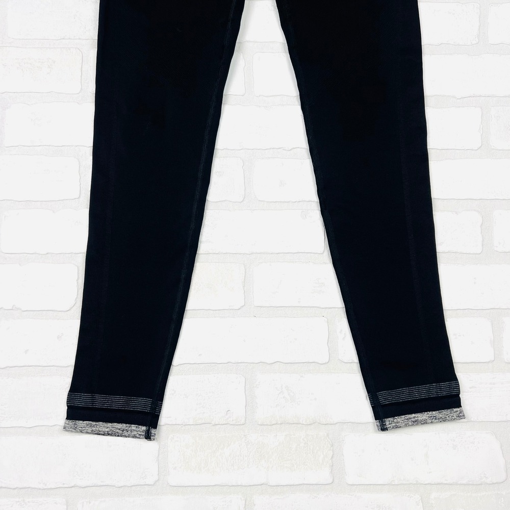 Athleta Women's Black‎ High Rise Workout Leggings Activewear Size Medium - Picture 2 of 10